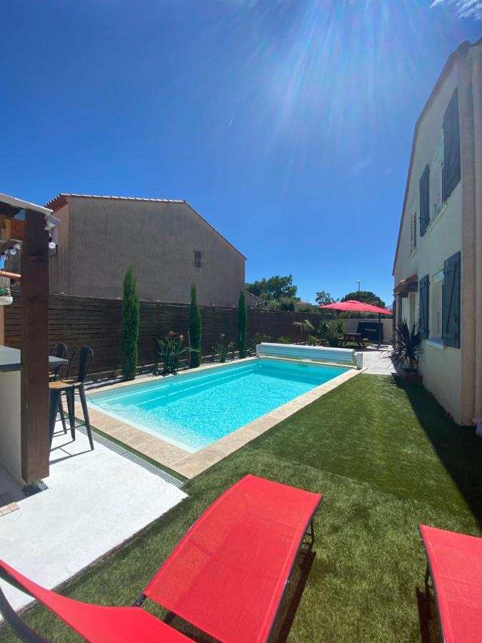 Jolie Villa Climatisee Piscine Parking Perpignan Exteriör bild