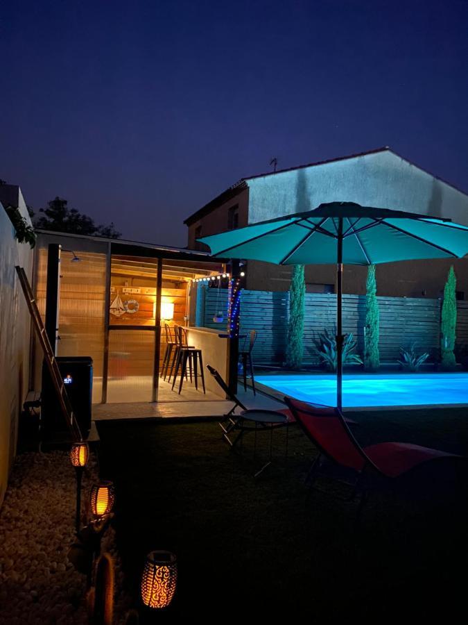 Jolie Villa Climatisee Piscine Parking Perpignan Exteriör bild