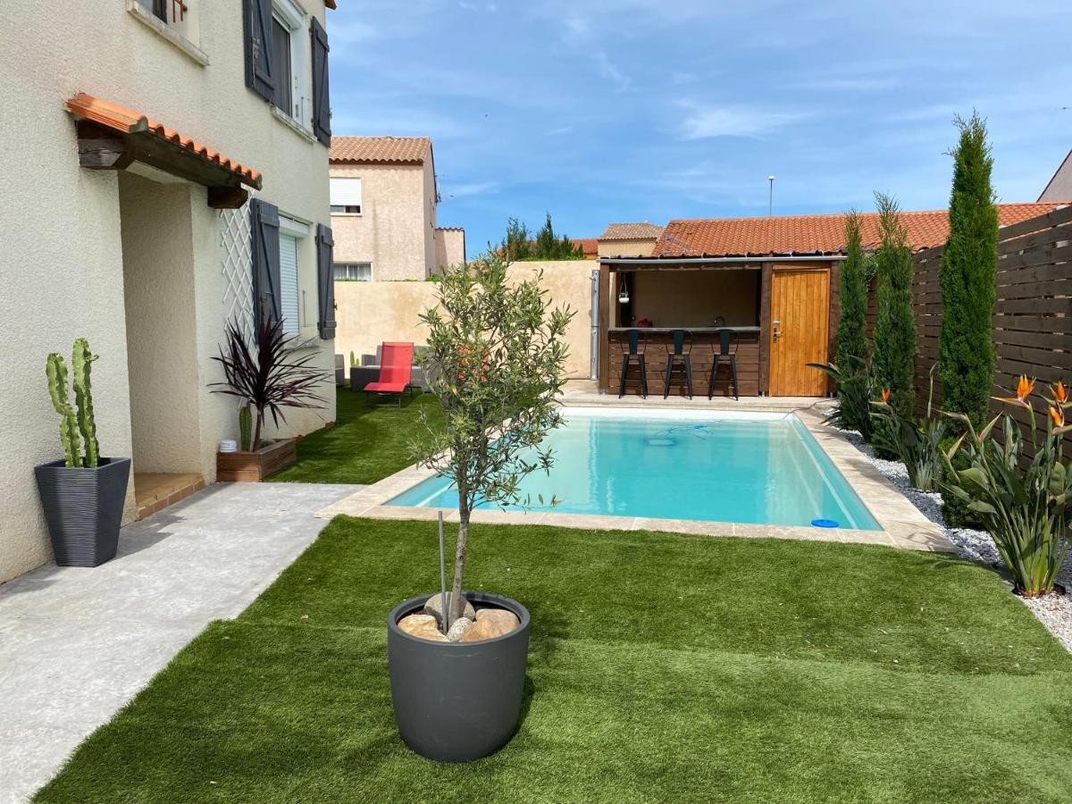 Jolie Villa Climatisee Piscine Parking Perpignan Exteriör bild
